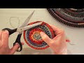 Baskets made from recycled fabric - online course