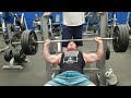 Rambo Incline press for reps with 335 pounds