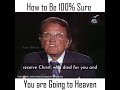 How to Be 100% Sure You are Going to Heaven | #BillyGraham #Shorts