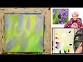 Bumblebee Lavender flower 🌟🎨 How to paint acrylics for beginners: Paint Night at Home