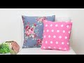 DIY Cushion Covers & Pillow Covers | How to Make a Pillow REALLY fast