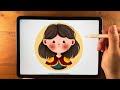 Whimsical Illustration in Procreate | You can draw this | Procreate Drawing Tutorial | iPad Art
