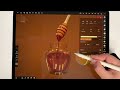 Honey Jar Real Time in Nomad Sculpt