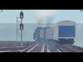 Pere Marquette 1225 Passes By Crossing | Ro-Scale BNSF Chillicothe Sub