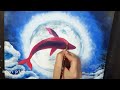Dream ON - Whale Painting | Whale Acrylic Painting for Beginners | SuhArtistry