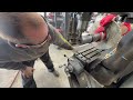 Keyway repair on grinder shaft