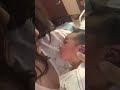 Newborn Baby's Reaction to Mother's First Kiss!
