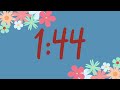 20 Minute Cute Spring Flower Timer (Fun Synth Tones at End)
