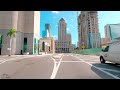 4K Driving in Downtown Miami - Vice City - Day Drive - HDR - 2023 - USA (part 1)