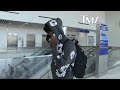 Frank Ocean Jets Through Airport In Wig Disguise | TMZ