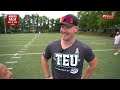Exclusive: George Kittle, Logan Thomas from Tight End University | 49ers Talk | NBC Sports Bay Area