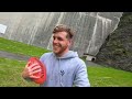 Paper Airplane Catching Competition At Swiss Dam