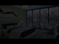 Heavy Rain with Lining Thunder Sounds - Cozy Bedroom Ambience | Rain Sounds for Sleeping Disorders