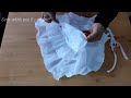 DIY : baby frock cutting and stitching / frills frock design / baby girl top cutting and stitching