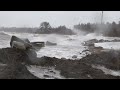 The Clark Island Causeway in Maine gets hammered again!