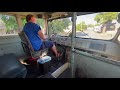 Driving the 1955 Gillig school bus.