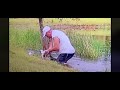 Man rescues dog from alligators’ mouth. #DrainTheSwamp