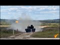 T-14 Armata live firing in ARMY-2023 Military Show