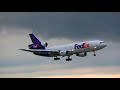 (4K) Beautiful Evening Plane Spotting at Chicago O'Hare Airport