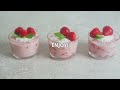 Vegan Strawberry Mousse l Dairy-Free, Paleo