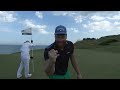 Whistling Straits is a REAL CHALLENGE! (Crazy Caddy made me hit Driver every hole)