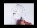 Anime drawing girl cute easy face drawing