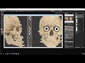 Witness real-life forensic art. Reconstructing a face from a skull