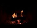 Cozy Evening Fireplace at Night Fire Sounds 🔥10 hrs Crackling Fireplace Noises Dark Screen for Sleep