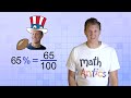 Math Antics - Percents And Equivalent Fractions