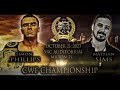 “Knockout” Nathan Sims has a message for CWF Champion Simon Phillips