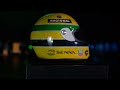 Cores do capacete de Ayrton Senna iluminam o Cristo Redentor