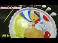 How to draw Easy pop art step by step (beautiful girl) #clay plates painting idea.