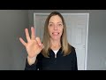 How to Count - NUMBERS - 1 - 20 -ASL - Sign Language