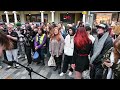 [4K] Mar 2022,( PART  7 /7 ) Most Amazing The Big Push Band Busking ,Brighton New Road, UK