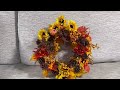 DIY WREATH 🍁| Popshelf & dollar tree finds + Neutral color fall decor ideas