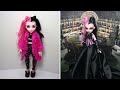 I MADE A DRAMATIC VAMPIRE PRINCESS DOLL / NEW DRACULAURA MONSTER HIGH DOLL REPAINT by Poppen Atelier