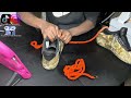 CUSTOM CAMO FABRIC ROPE-LACE AIR FORCE ONE | FULL TUTORIAL |
