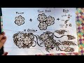 Henna Classes Day 6 |How to create a floral Design step by step tutorial | Henna Classes By Thouseen