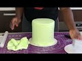 HOW TO COVER A FONDANT CAKE FOR BEGINNERS WITHOUT CRACKS OR TEARS