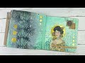 Exploring Various Stencil Methods In An Art Nouveau Inspired Art Journal Page