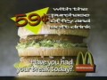 McDonald's 59¢ Big Mac 90s TV Commercial (1996)