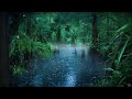 Rainy Night on Relaxing River | Water & Rain Sounds for Sleeping
