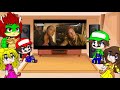 Super Mario Characters React's To Sonic Trio Vs Eggman || Sonic The Hedgehog Movie 2 || {Sea Gacha}