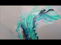 #22 Beautiful Sea Dragon Acrylic Swipe Creation