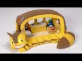 DIY Miniature Catbus RV( My Neighbor Totoro) - Polymer Clay Tutorial