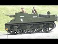 Sexton 25 pdr Self Propelled Gun running at the Royal Armouries  Fort Nelson