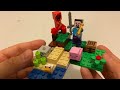 Lego Minecraft “The Creeper Anbush” build .
