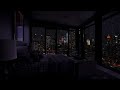 The Sound of Rain for Sleep - Sleeping in a Million Dollar Apartment in NY -  Rain Sleep ASMR