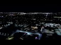 Fall Evening Over IH-37 And Downtown San Antonio Texas 2023 (4K Drone)
