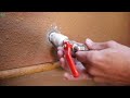 An experienced plumber taught me! How to install a metal lock without buying an adapter?